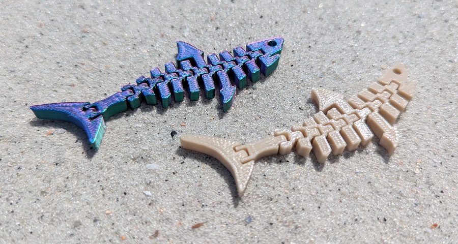 3D Printed Flexible Shark